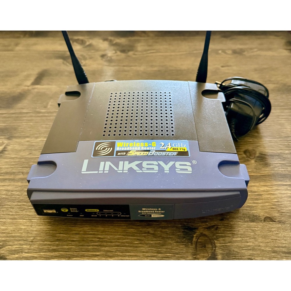 Linksys WRT54GS Router & Hawking HW2R1 Repeater Bundle Networking